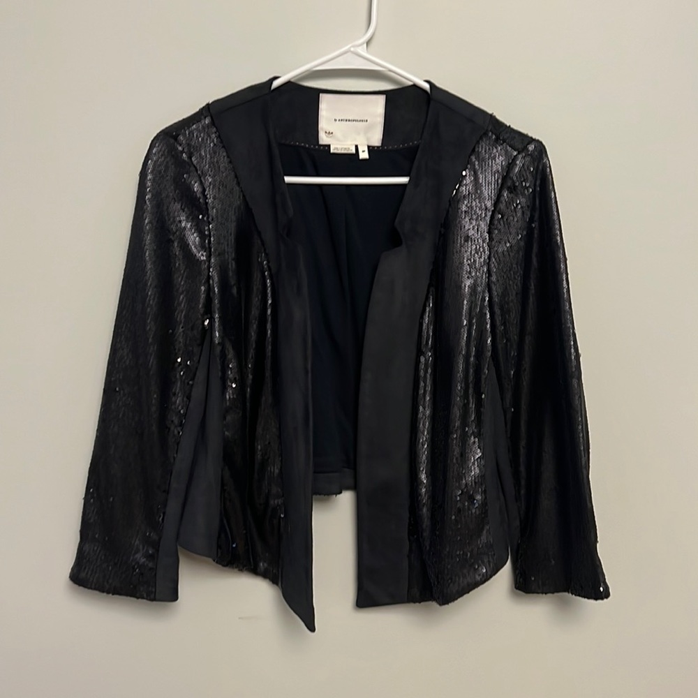 Anthropologie Shonda Sequin Jacket Size MP